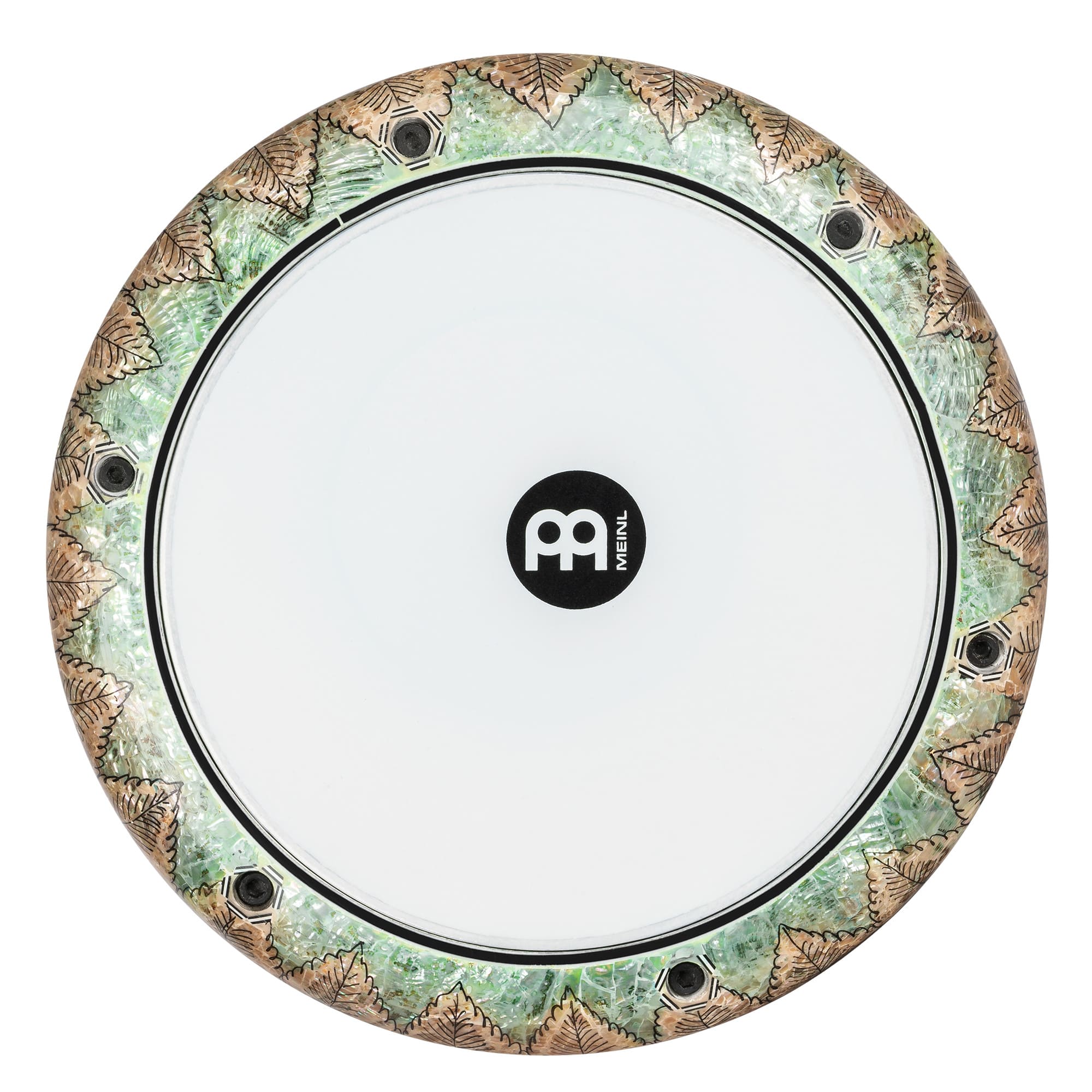 Meinl AEED4 Doumbek 9" White Pearl, Mosaik Queen