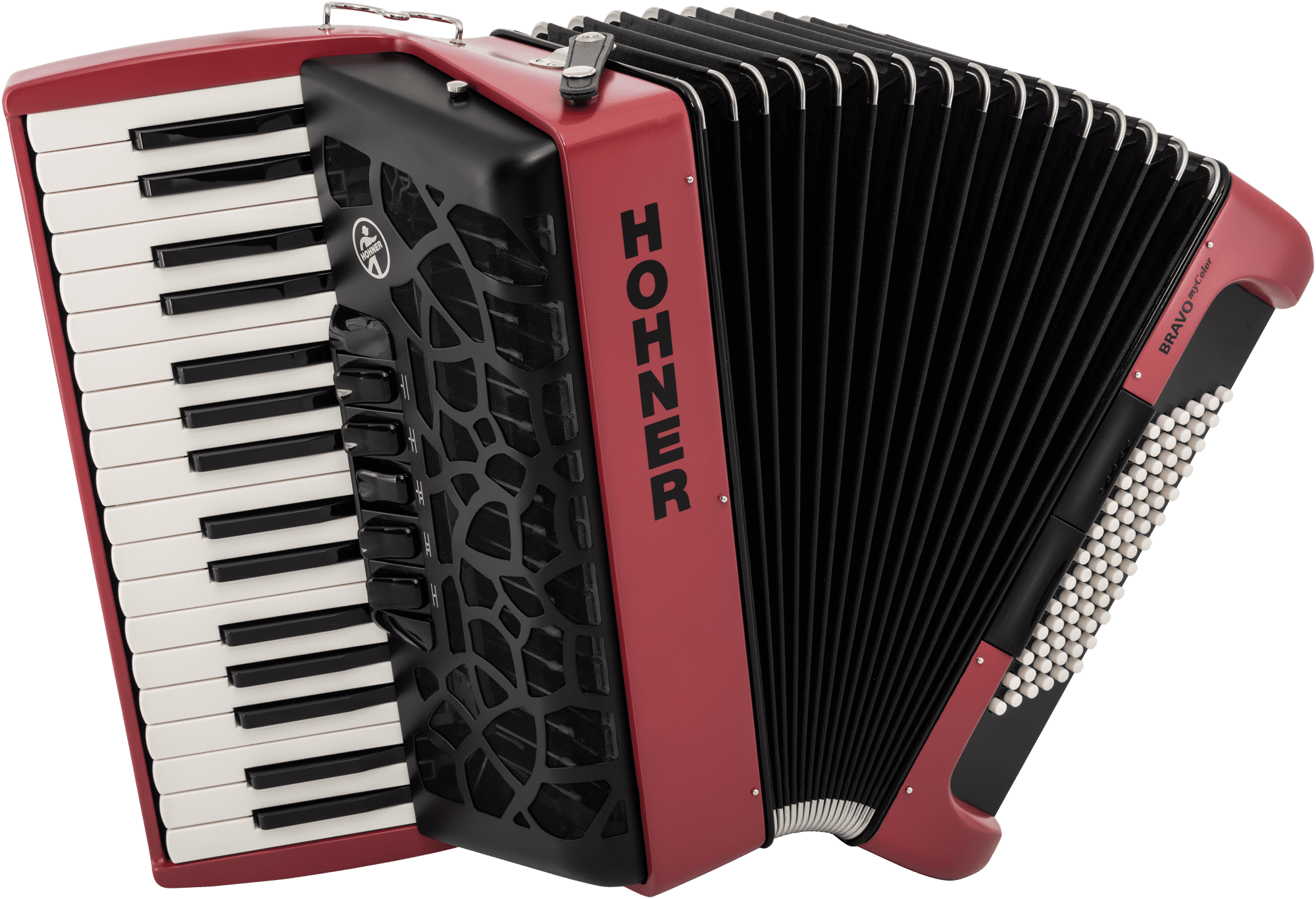 Hohner Bravo III 72 myColor Silent Key sunset