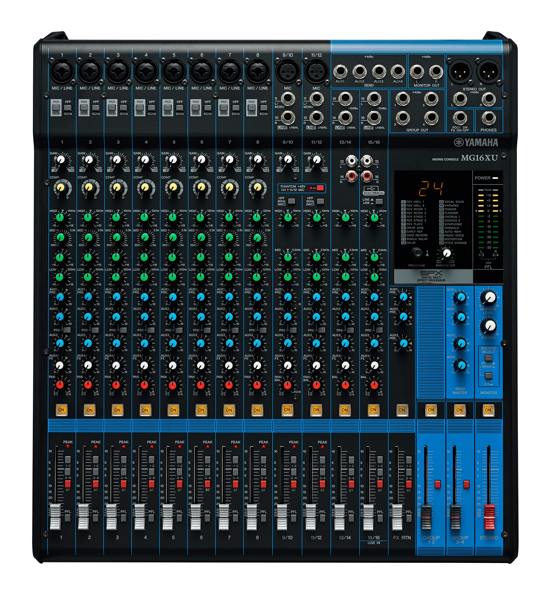 Yamaha MG16XU 16-Kanal Mischpult Konsole