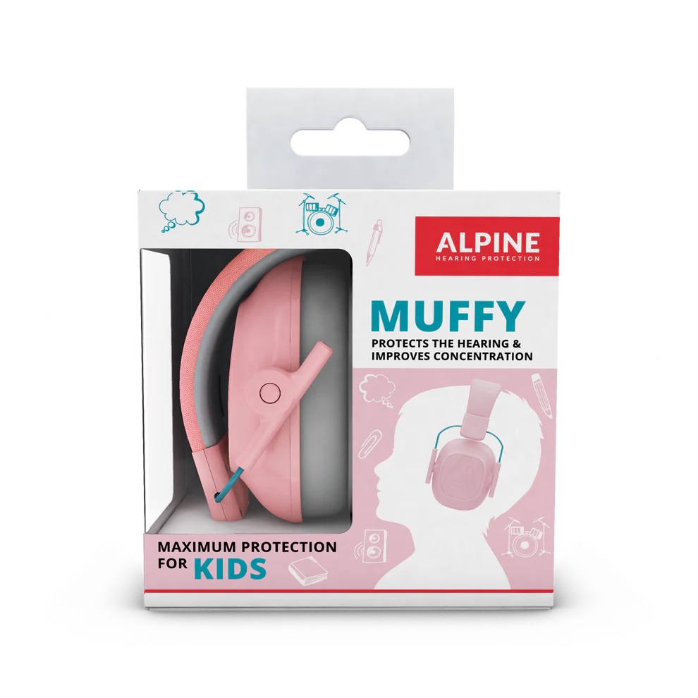 Alpine Muffy Kids Gehörschutz Pink