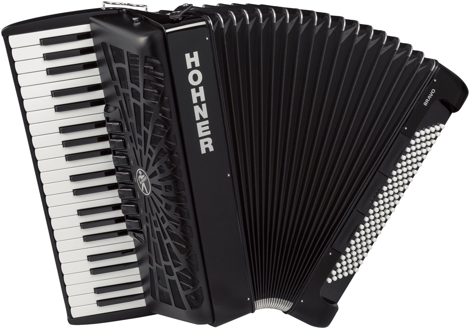 Hohner Bravo III 120 BK Silent Key