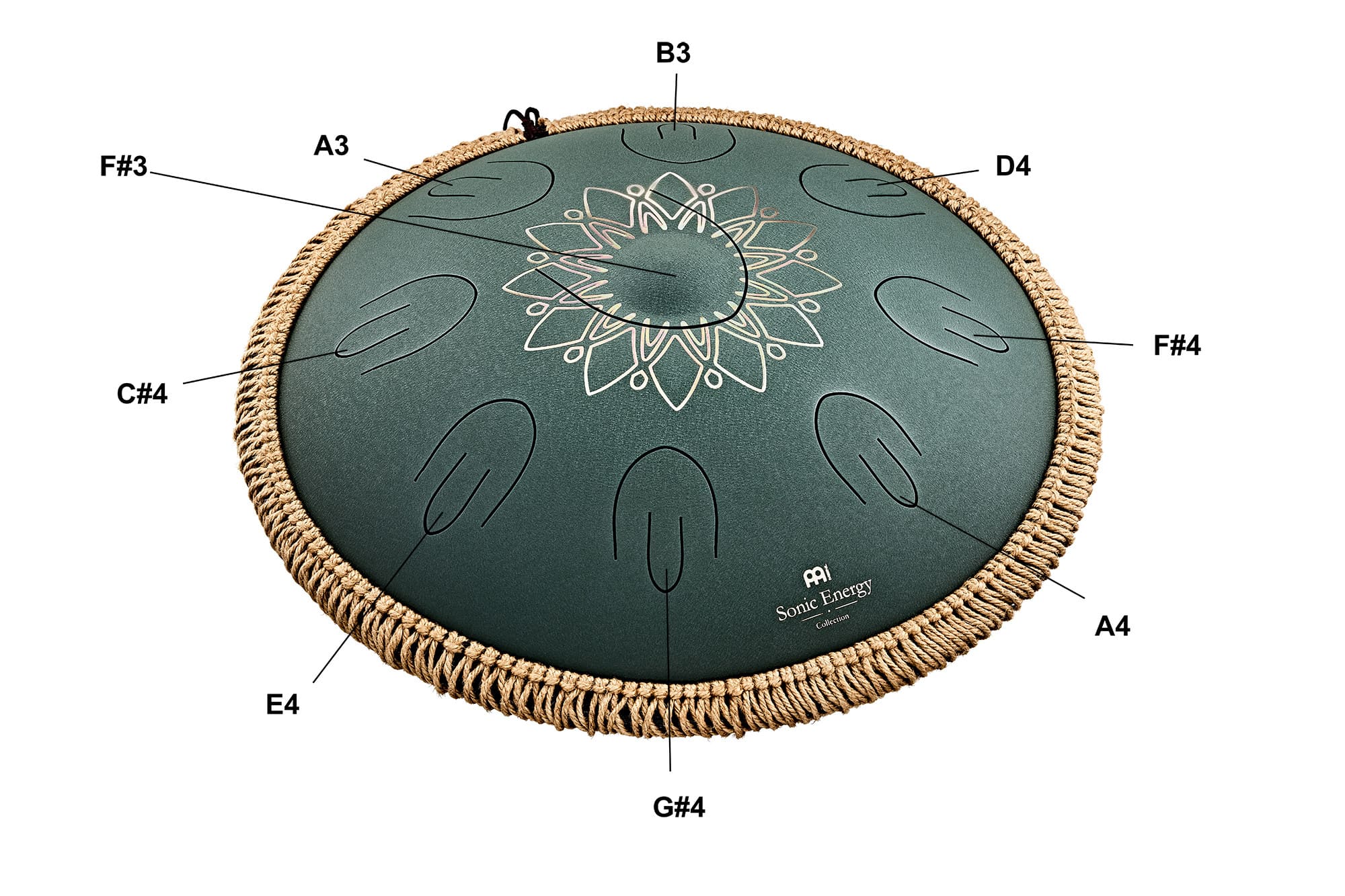 Meinl Sonic Energy OSTD4DGE Octave Steel Tongue Drum