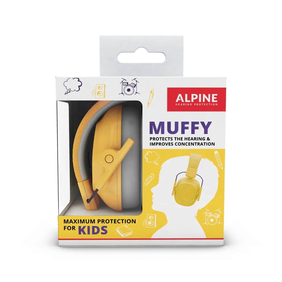 Alpine Muffy Kids Gehörschutz Gelb