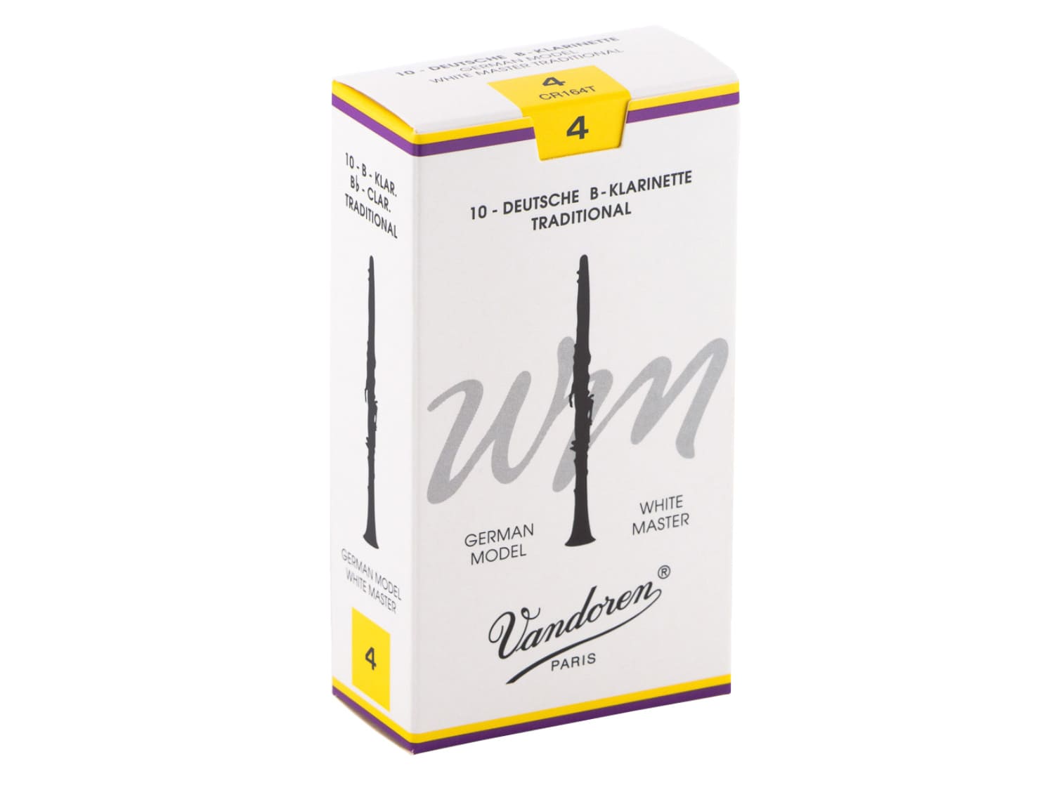 Vandoren Bb-Klarinette Blätter White Master Traditional 4,0